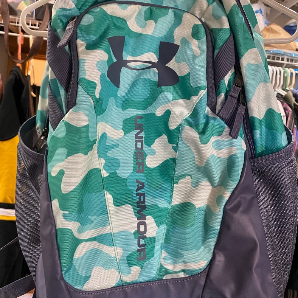 Green Camo Under Armour Storm Bookbag